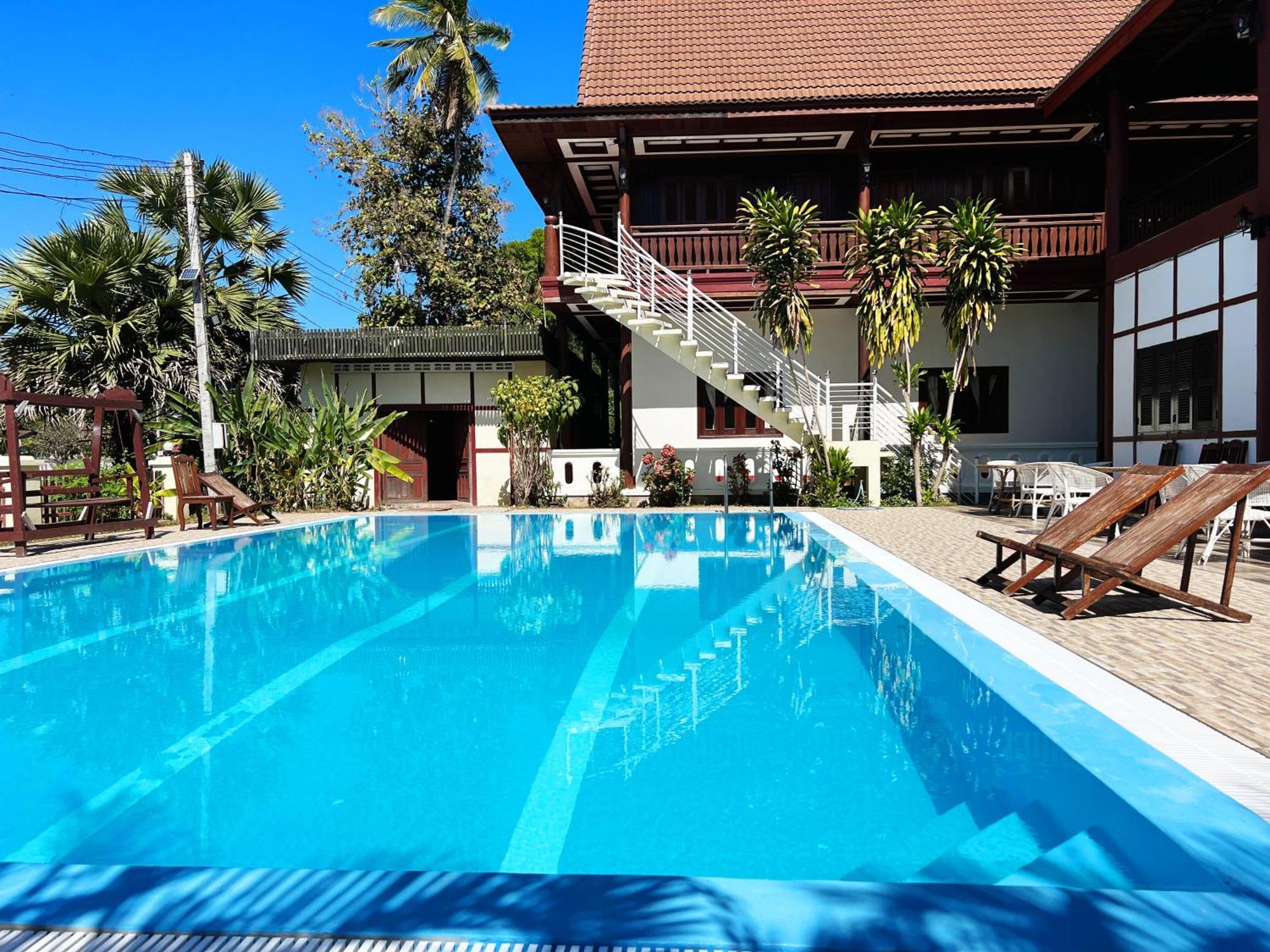 Kongmany Colonial House Hotel Muang Không Exterior foto